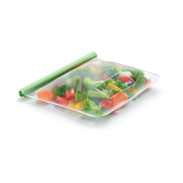 Lékué platte herbruikbare zak groen - M - Lékué