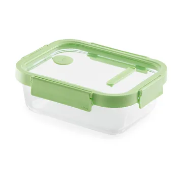 Lékué rechthoekige glazen lunchbox 0,64 L - Groen - Lékué