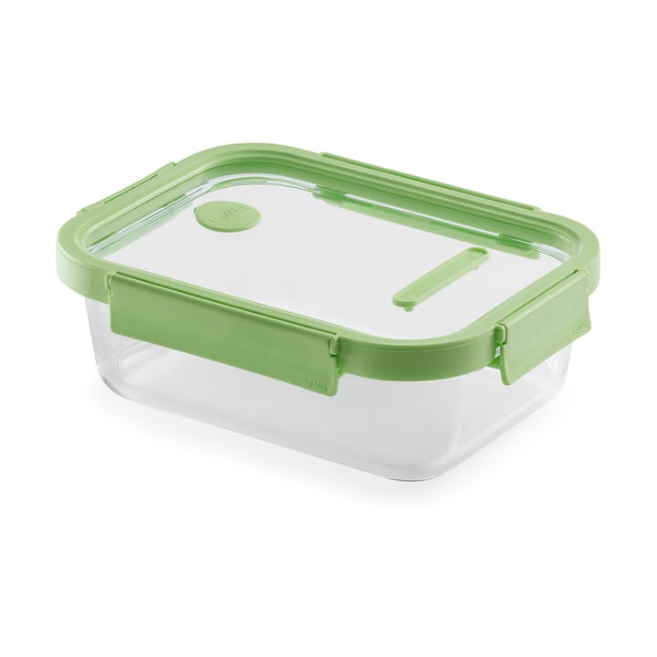 Lékué rechthoekige glazen lunchbox 1,52 L - Groen - Lékué