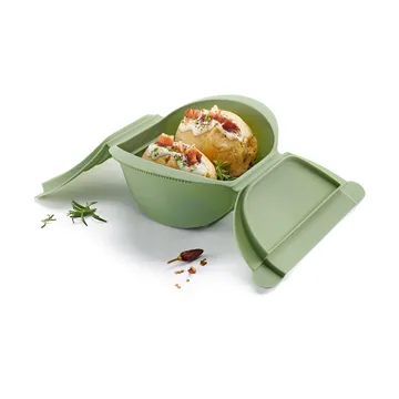 Lékué stoomkoker - Groen, groot, 4-pack - Lékué