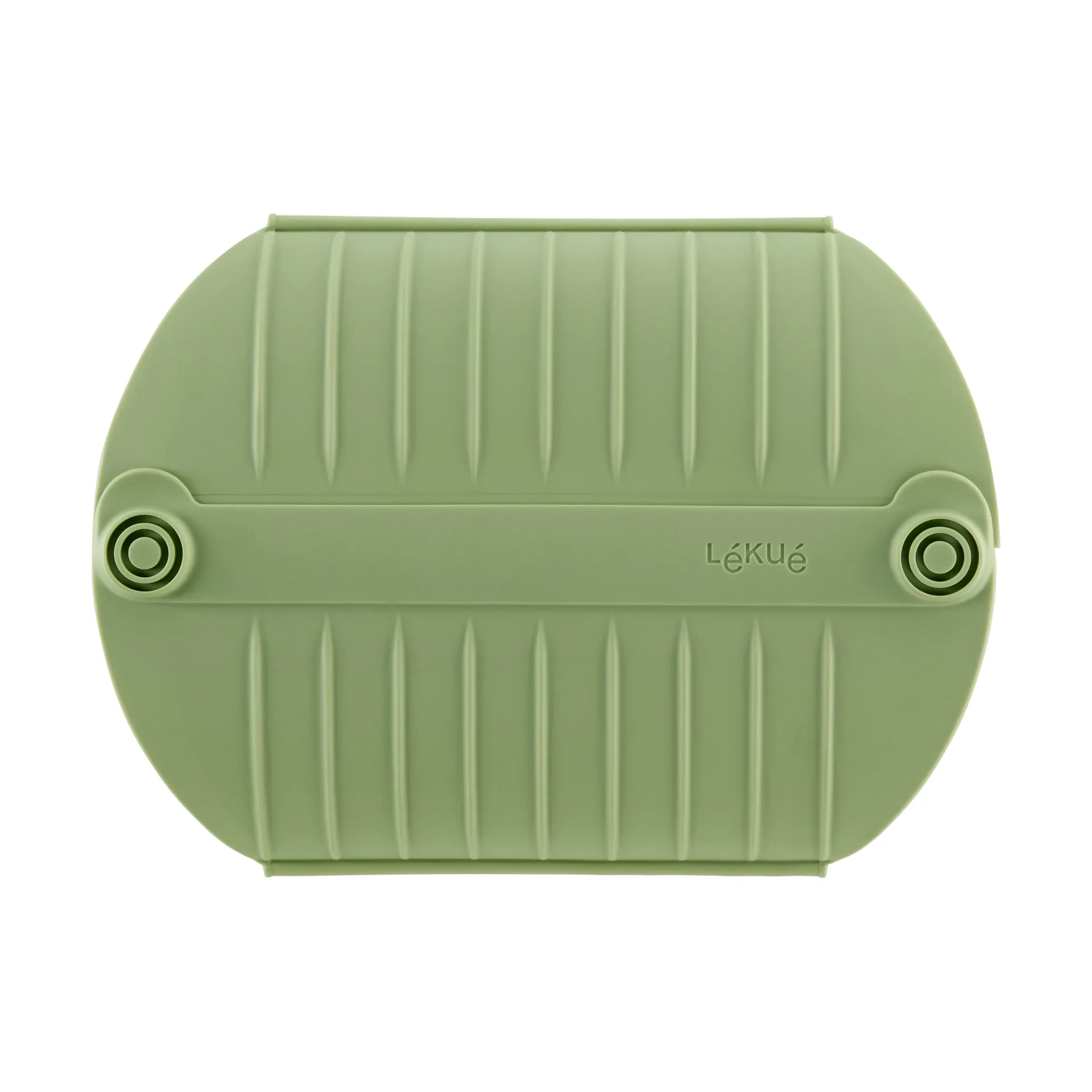 Lékué stoomkoker, Groen, met tray, 4-pack Lékué