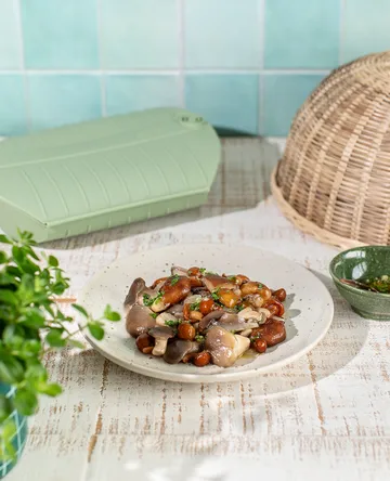 Lékué stoomkoker - Groen, met tray, 4-pack - Lékué