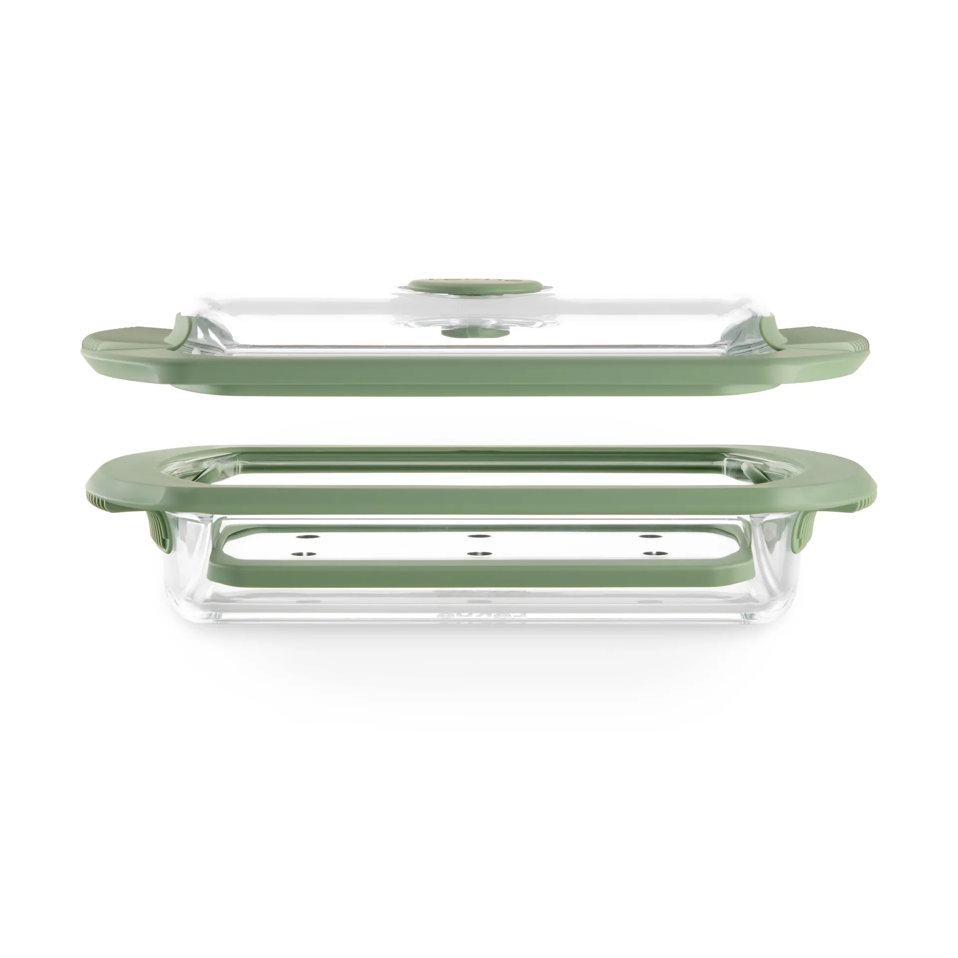 Lékué stoomkoker, Transparant, glas, 2-pack Lékué