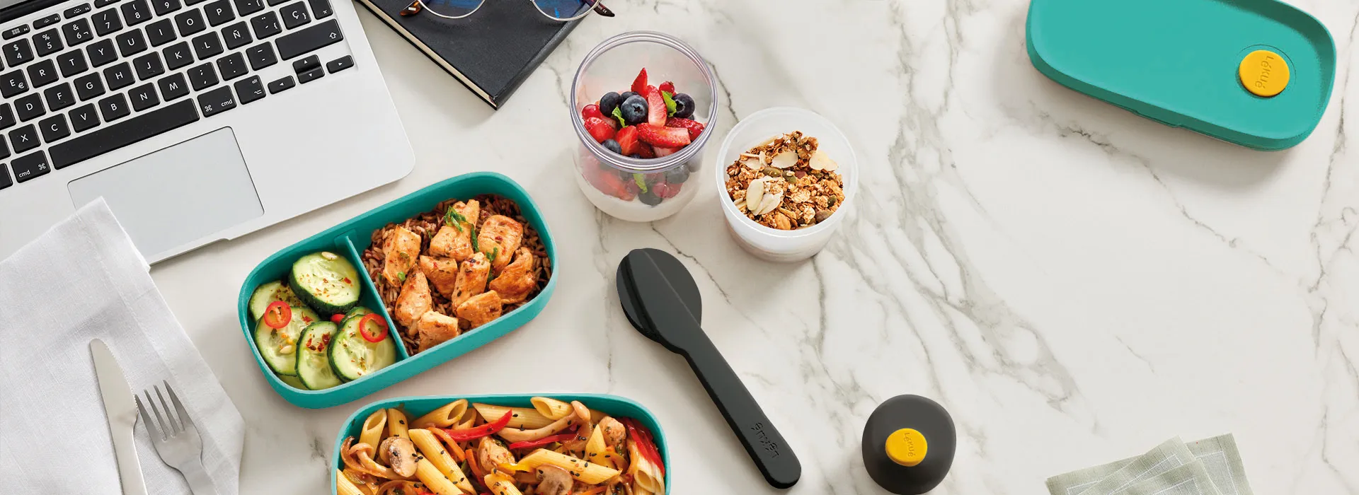 Lékué To Go sauscontainer biologisch 50 ml, Black Lékué