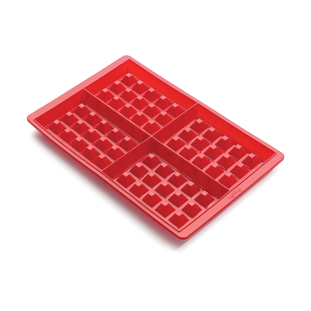 Lékué wafelvorm silicone, Rood Lékué