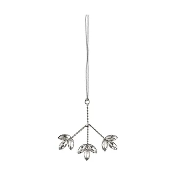 Ada ornament decoratieve hanger - Zilverkleurig, 5x4x10 cm - Lene Bjerre