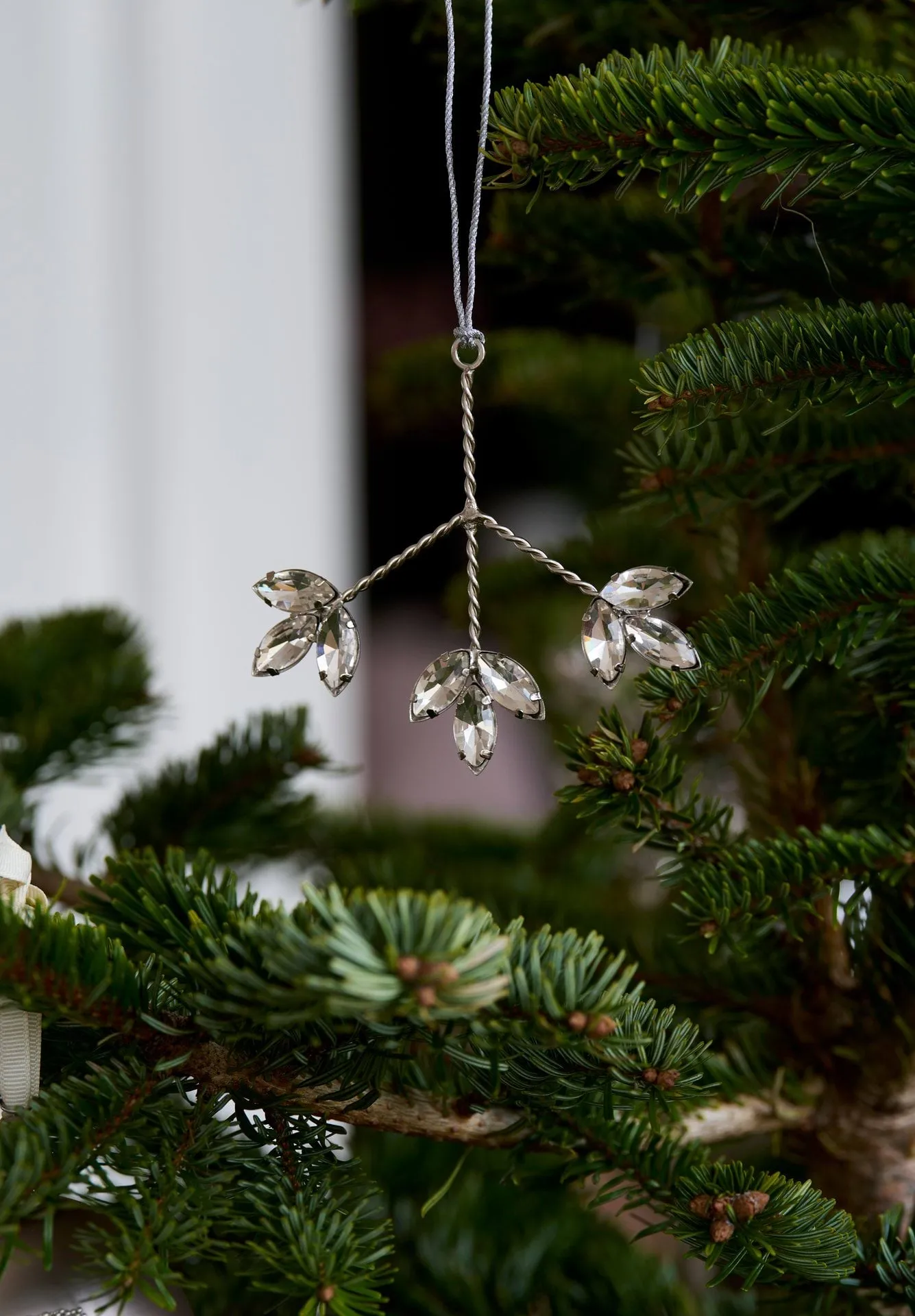 Ada ornament decoratieve hanger, Zilverkleurig, 5x4x10 cm Lene Bjerre