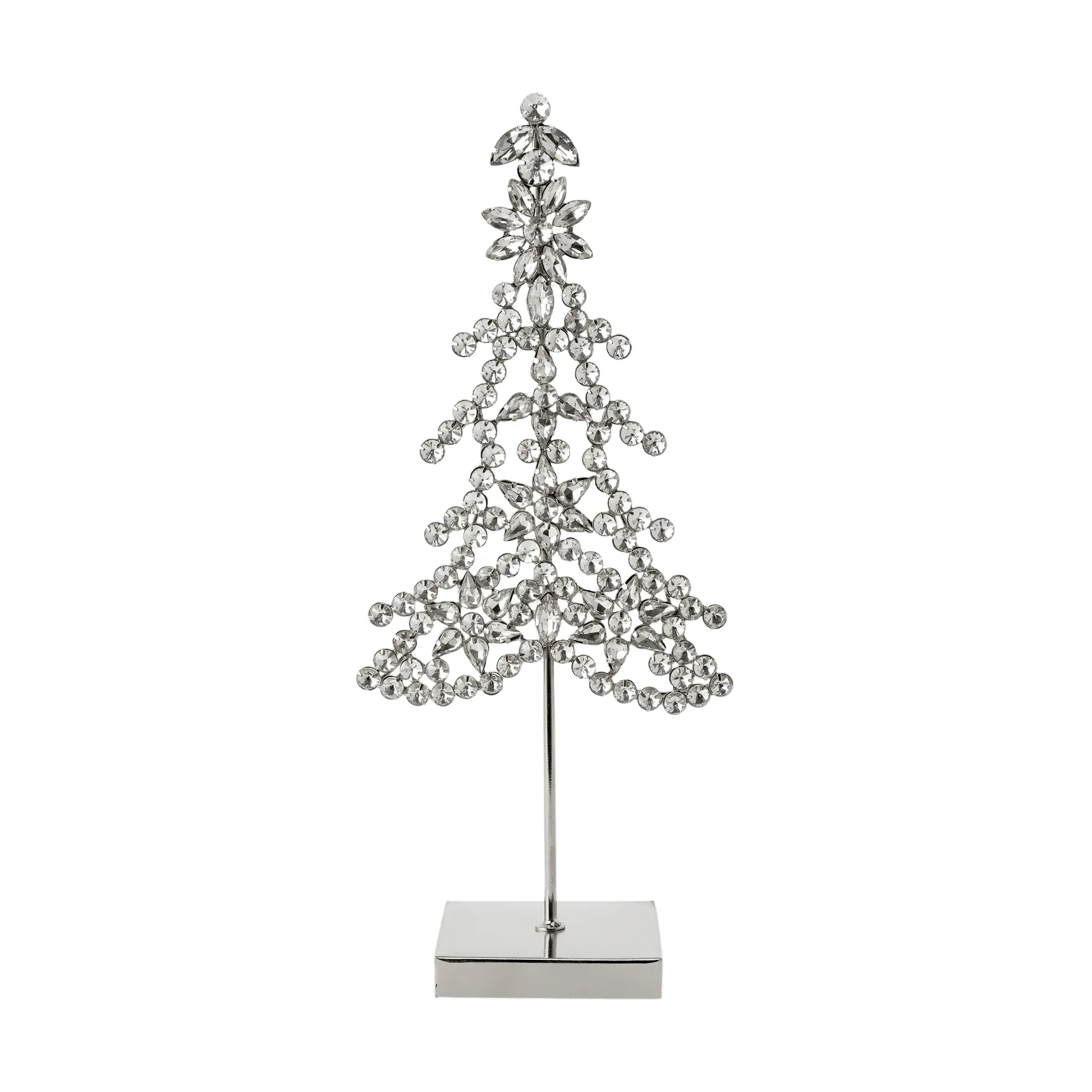 Ada tree decoratieobject, Zilverkleurig, 14x8x32 cm Lene Bjerre