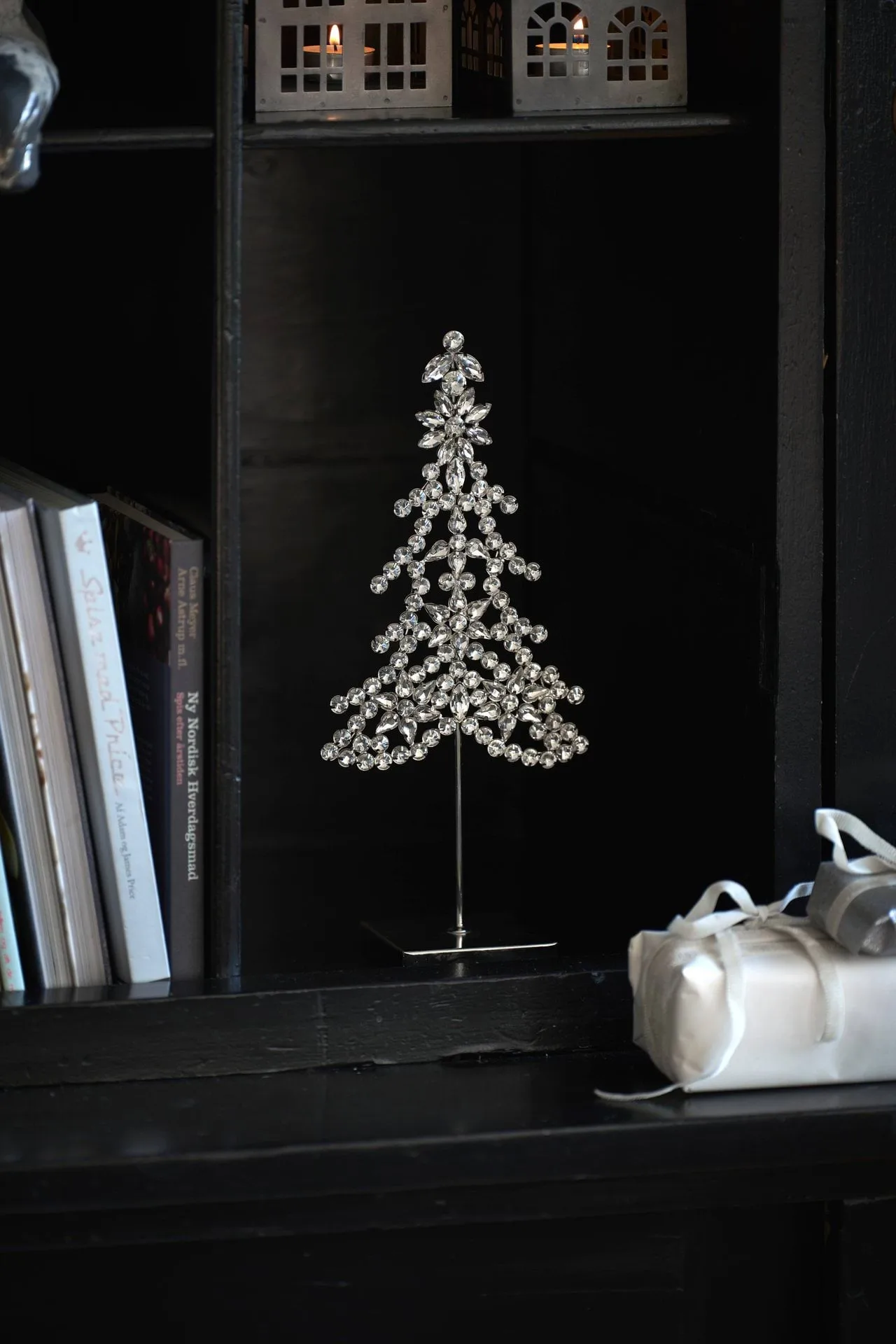 Ada tree decoratieobject, Zilverkleurig, 14x8x32 cm Lene Bjerre
