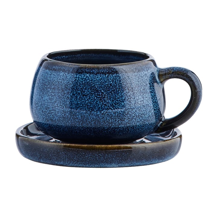 Amera espressokopje en schotel 8 cl - Blauw - Lene Bjerre