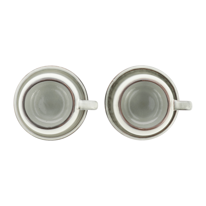 Amera espressokopje met schotel, White sands Lene Bjerre