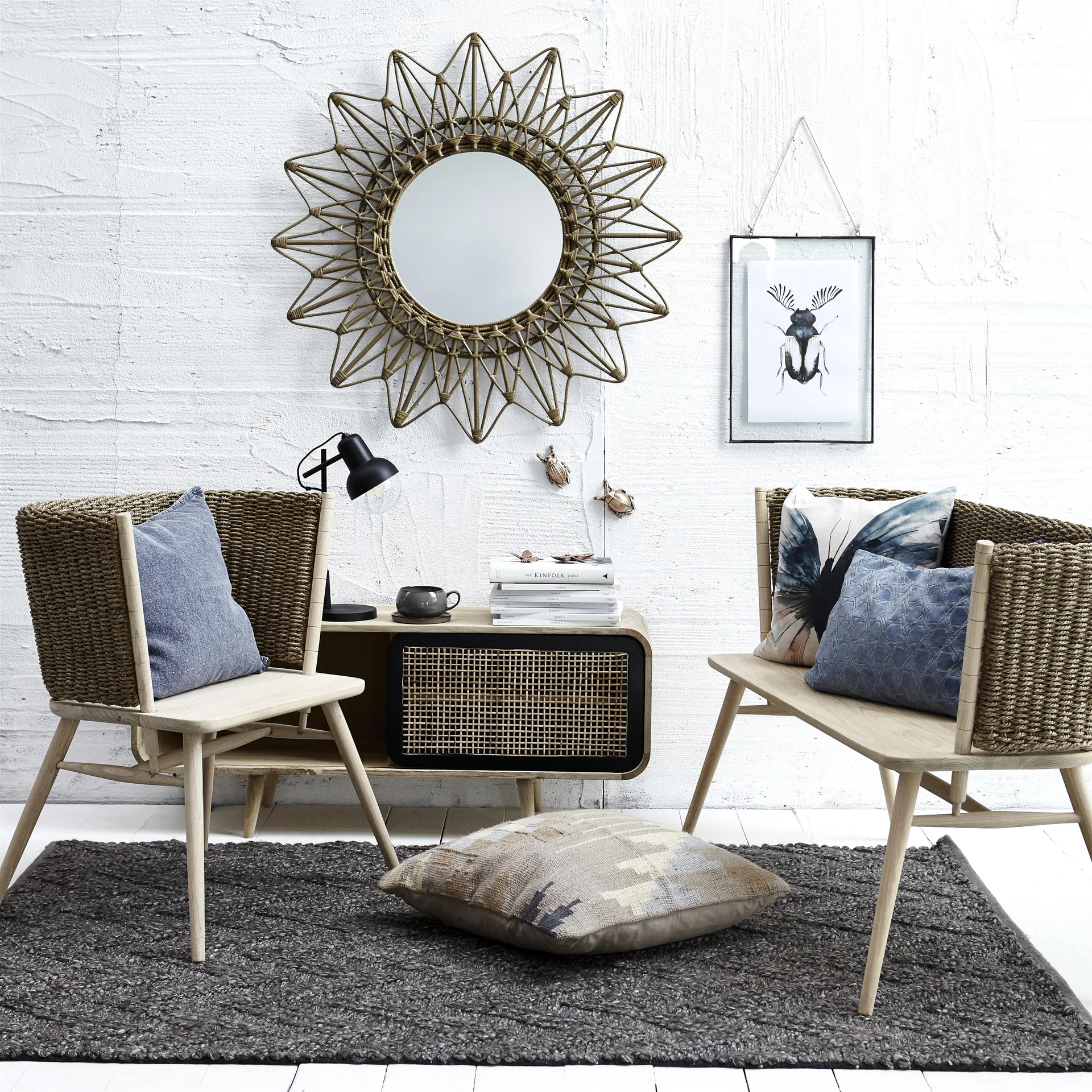 Amera kop en schotel, Grijs Lene Bjerre