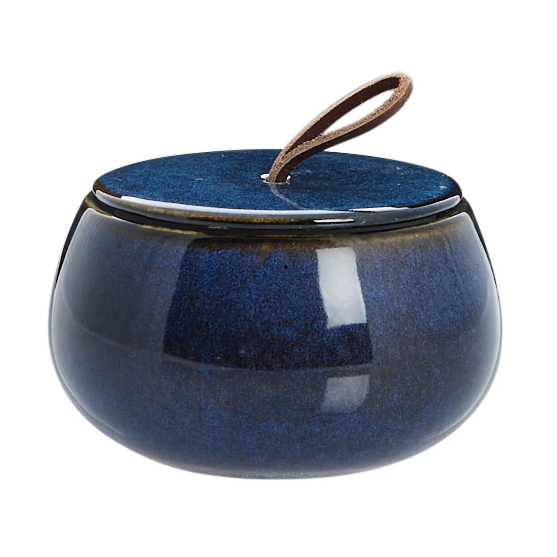 Amera opbergpot met deksel blue, Ø11,5 cm Lene Bjerre