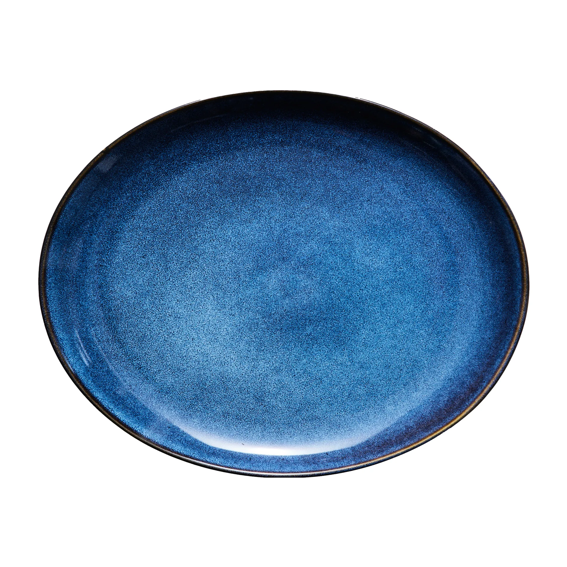 Amera ovaal bord 29x22,5 cm, Blauw Lene Bjerre