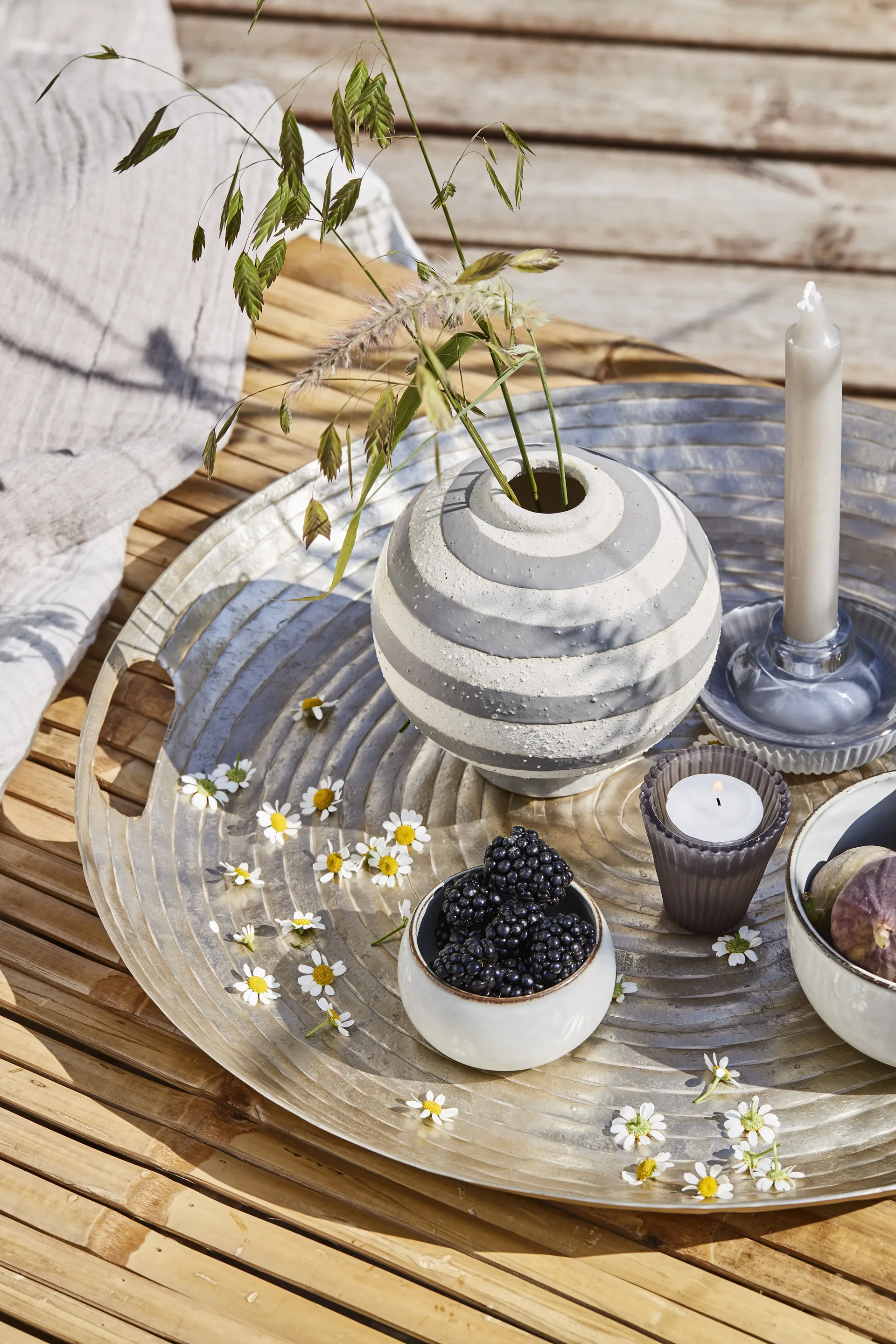 Aniella vaas 11 cm, Grey Lene Bjerre