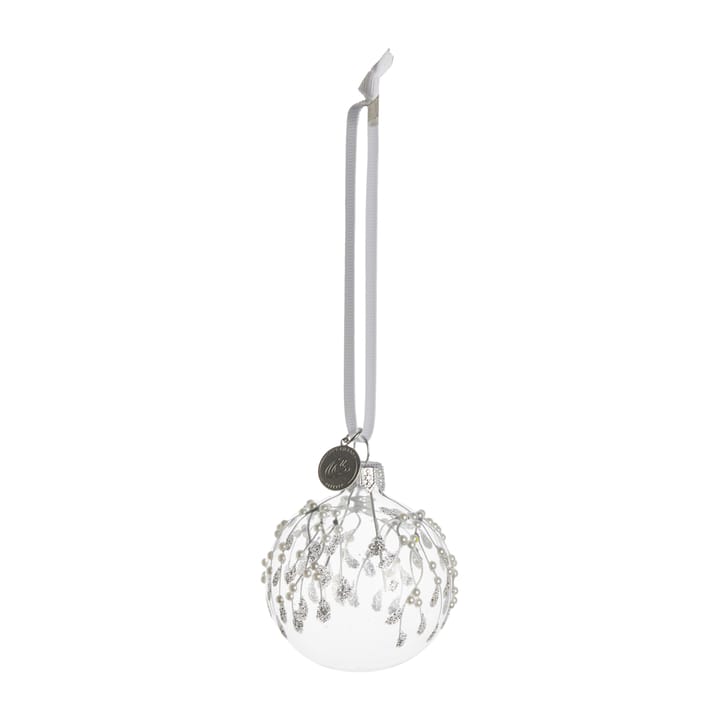 Cadelia kerstbal maretak Ø6 cm - clear-silver - Lene Bjerre