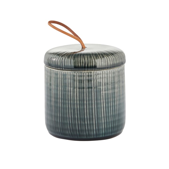 Callie opbergpot met deksel Ø10 cm - Dark grey - Lene Bjerre