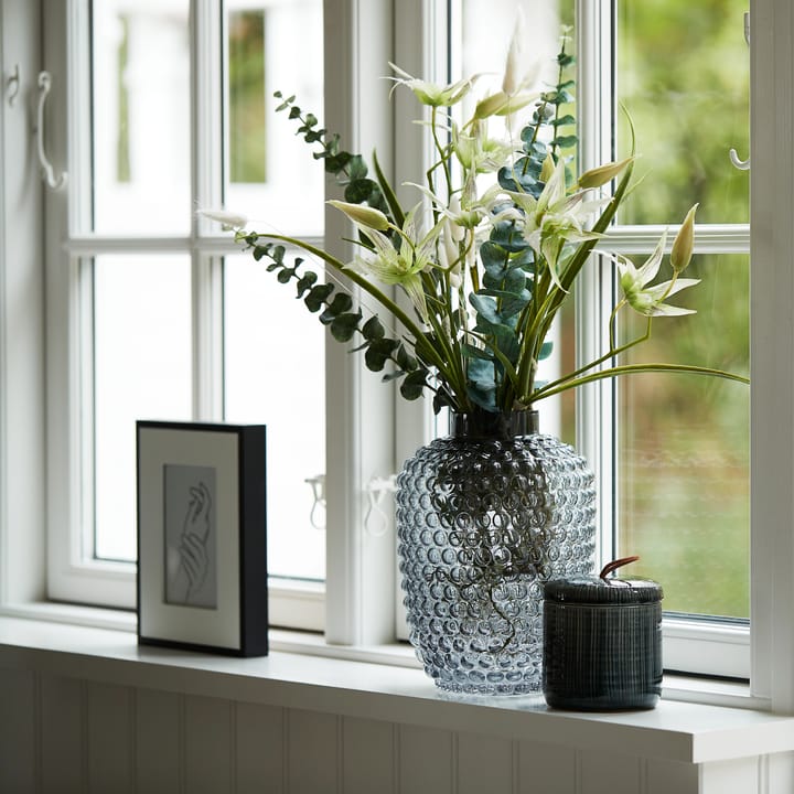 Callie opbergpot met deksel Ø10 cm - Dark grey - Lene Bjerre