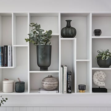 Callie opbergpot met deksel Ø10 cm - Dark grey - Lene Bjerre