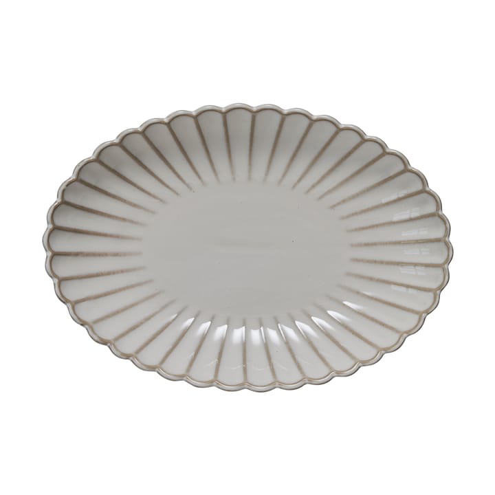 Camille serveerschaal 22,5x15,5 cm - Off White - Lene Bjerre