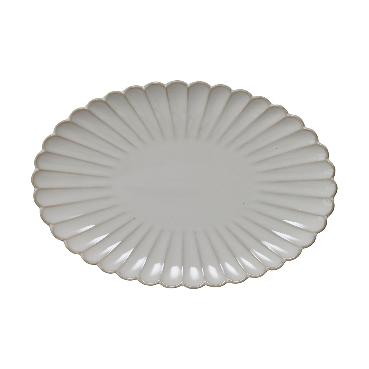 Lene Bjerre Camille serveerschaal 30,5x21 cm Off White