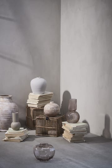 Cassandra vaas 15,5 cm - Bark - Lene Bjerre