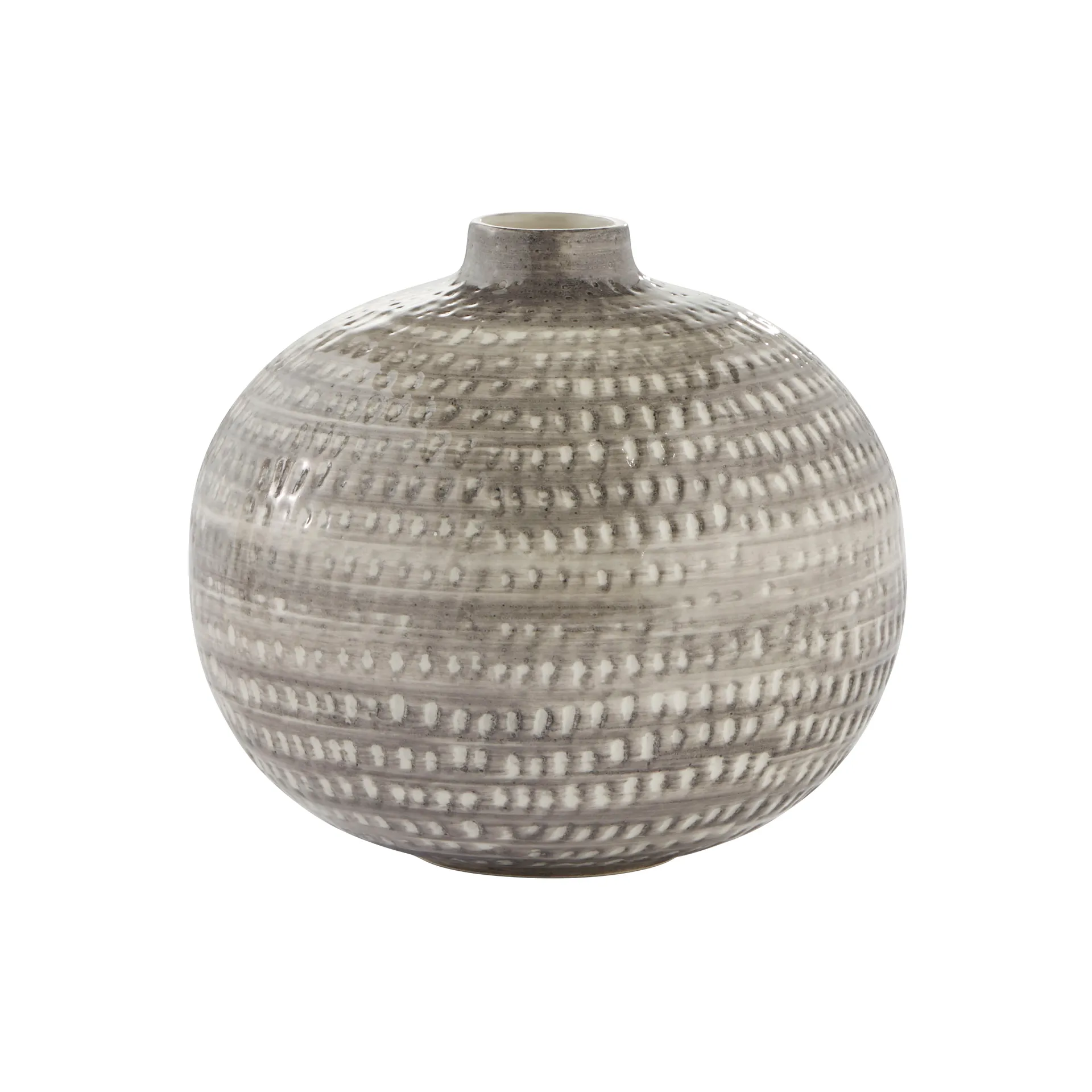 Cassandra vaas 15,5 cm, Donkergrijs Lene Bjerre