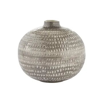 Cassandra vaas 15,5 cm - Donkergrijs - Lene Bjerre