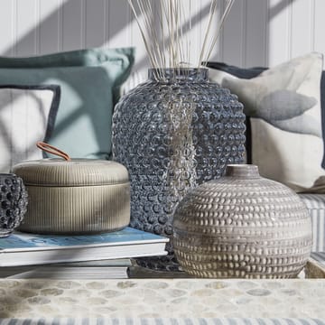 Cassandra vaas 15,5 cm - Donkergrijs - Lene Bjerre