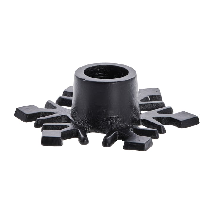 Caville kandelaar sneeuwvlok 9,5 cm, black Lene Bjerre