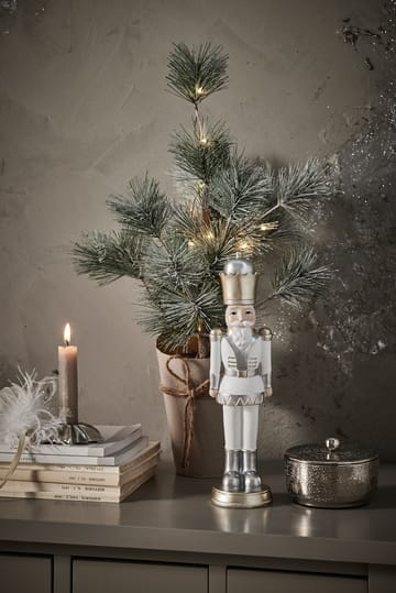 Caville kandelaar ster 8 cm - silver - Lene Bjerre
