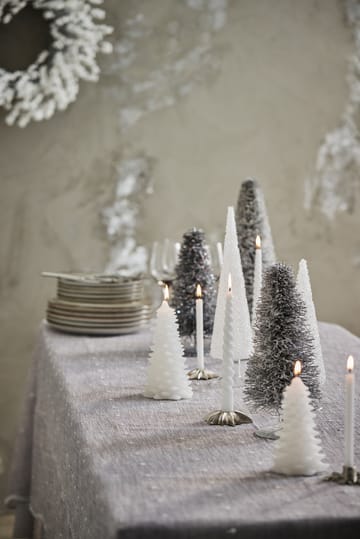 Caville kandelaar ster 8 cm - silver - Lene Bjerre