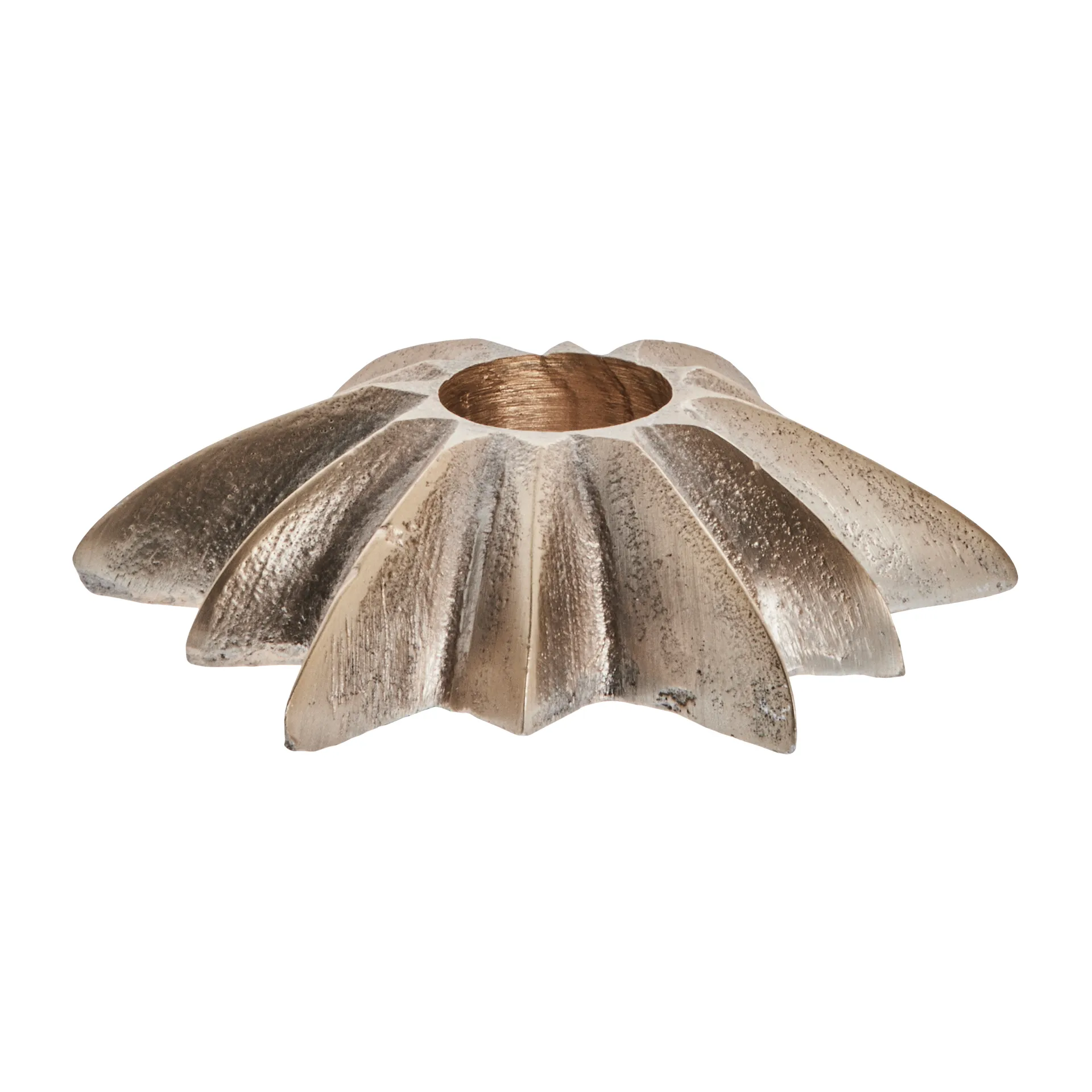 Caville kandelaar ster 9,5 cm, light gold Lene Bjerre