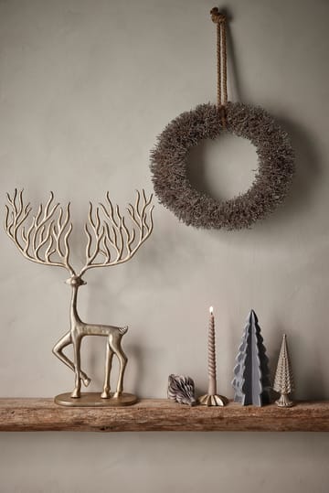 Caville kandelaar ster 9,5 cm - light gold - Lene Bjerre