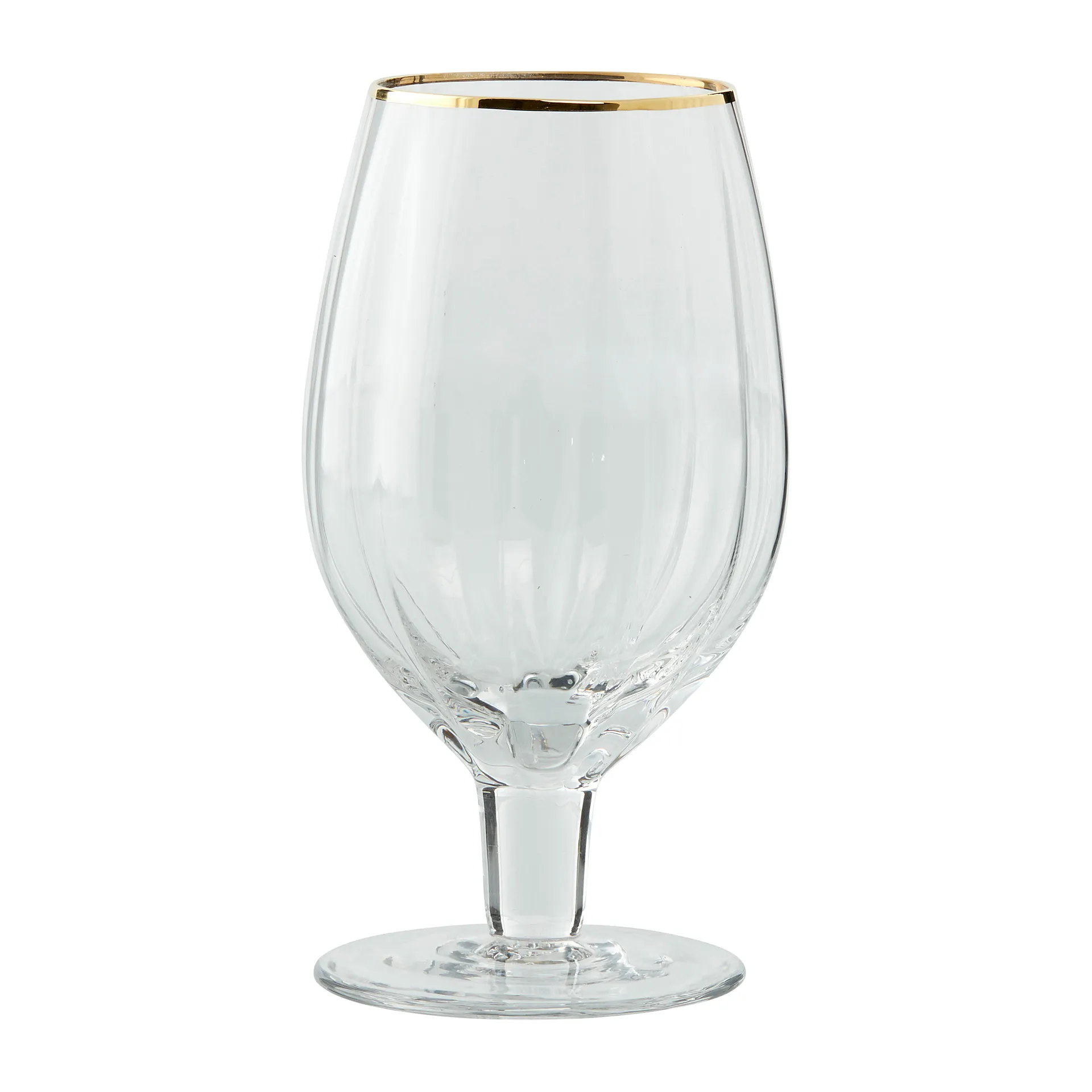 Claudine bierglas 58 cl, Clear-light gold Lene Bjerre