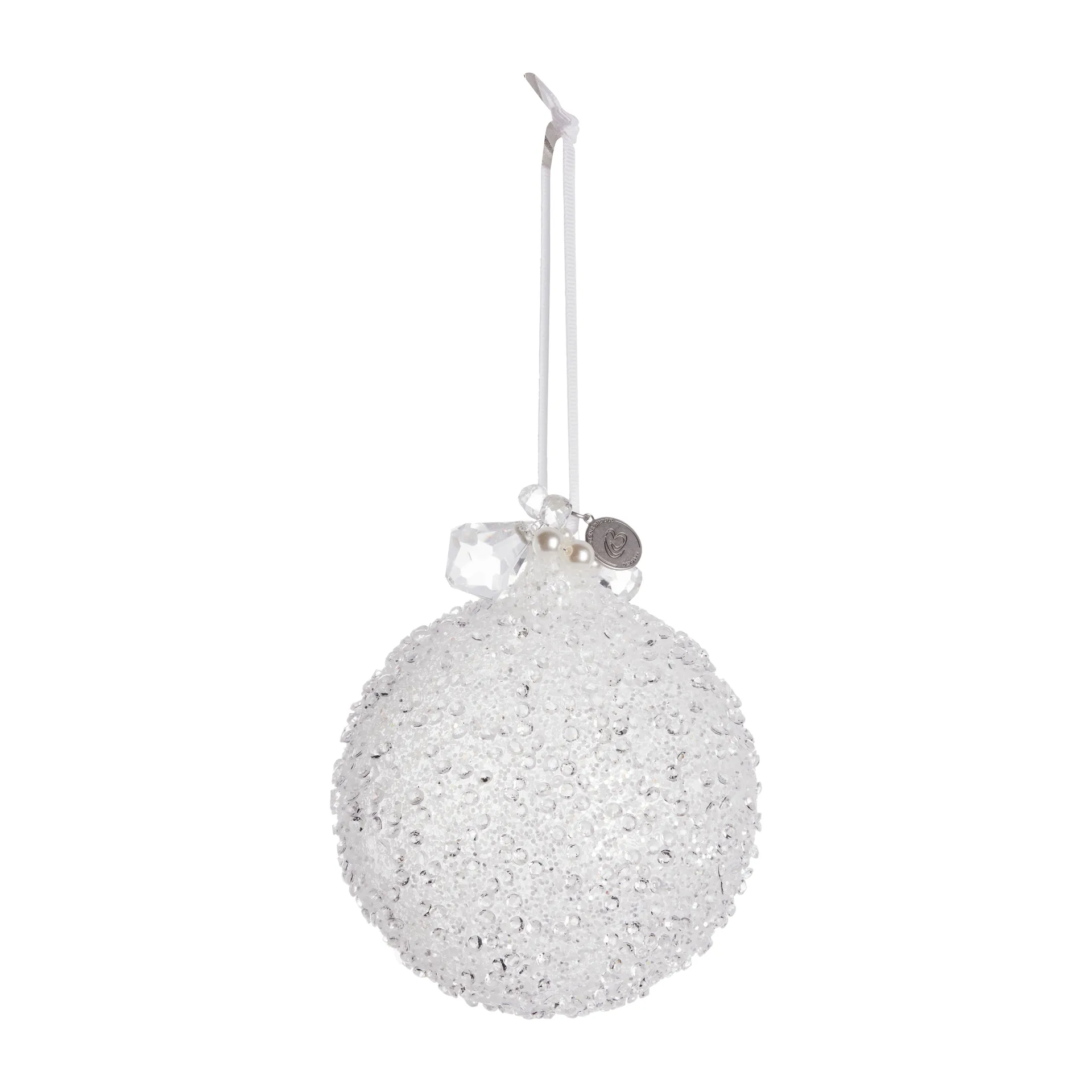 Cristelle kerstbal Ø13 cm, white Lene Bjerre