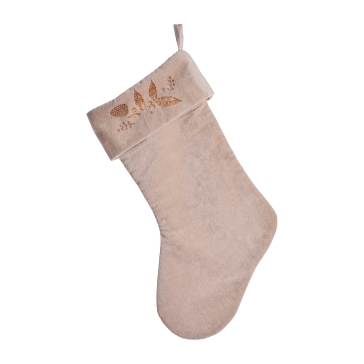 Cristie kerstsok, linen-light gold Lene Bjerre