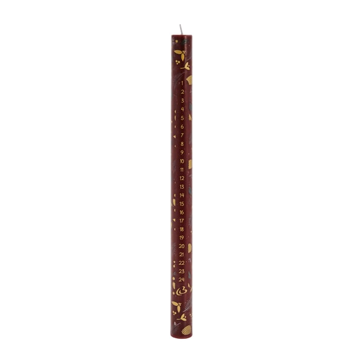 Cristienne kalenderkaars 30 cm - powder-light gold - Lene Bjerre