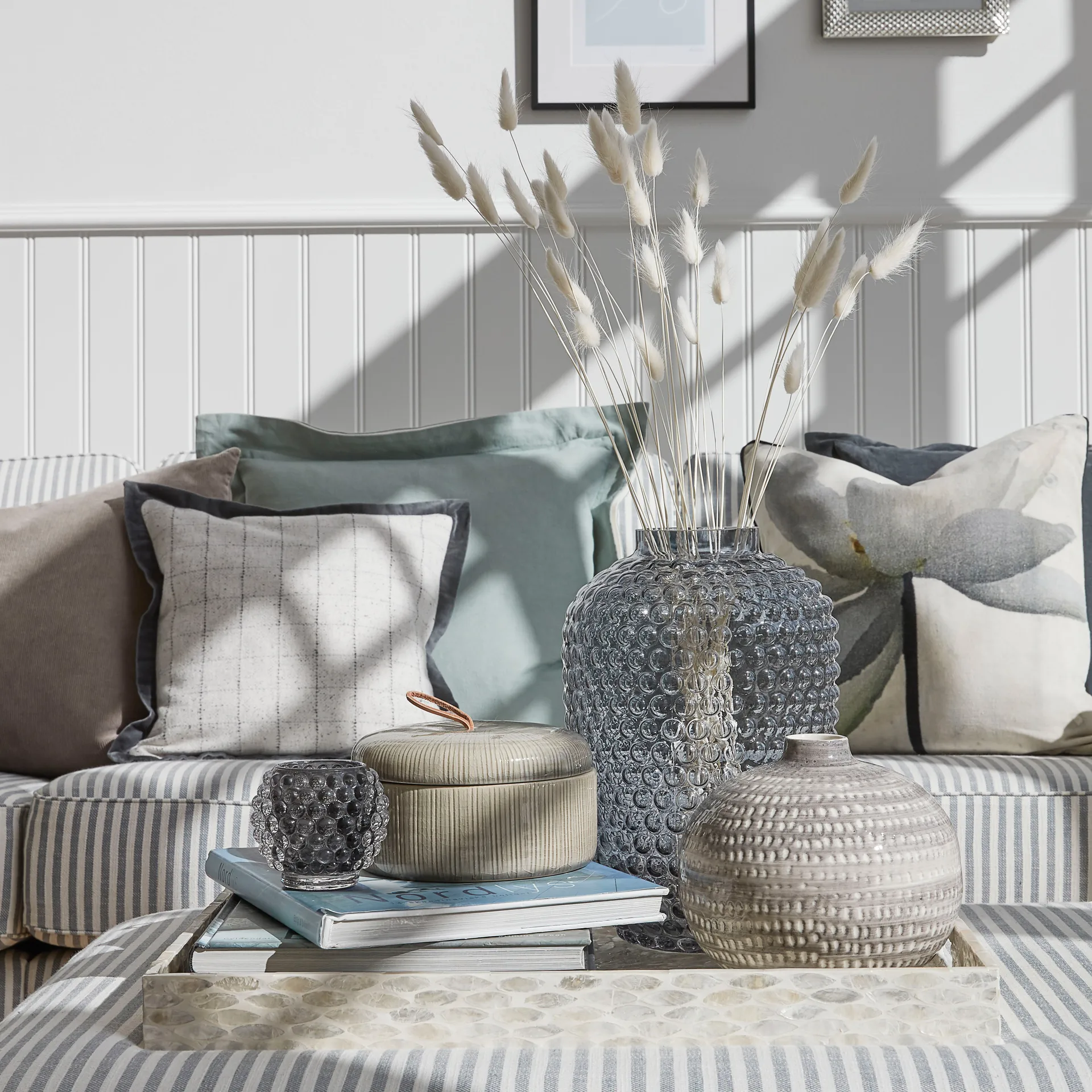 Doria waxinelichtjeshouder 7,5 cm, Dark grey Lene Bjerre