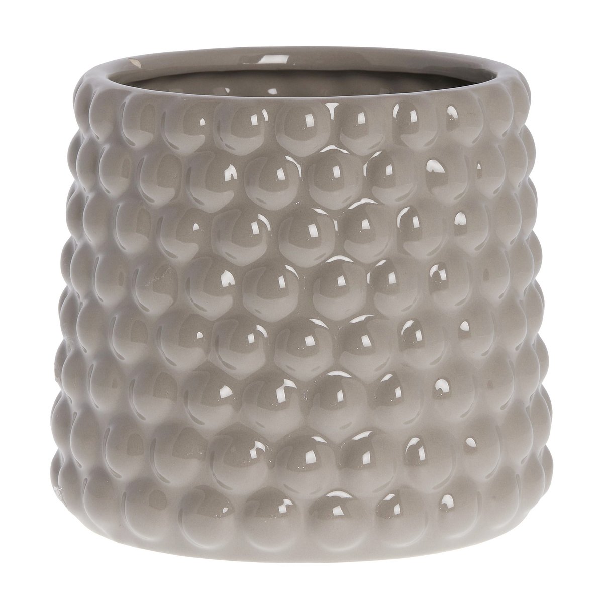 Lene Bjerre Dotsie (bloem)pot o18 cm Grey | Scandinavisch Interieur | Bloempotten | Grijs