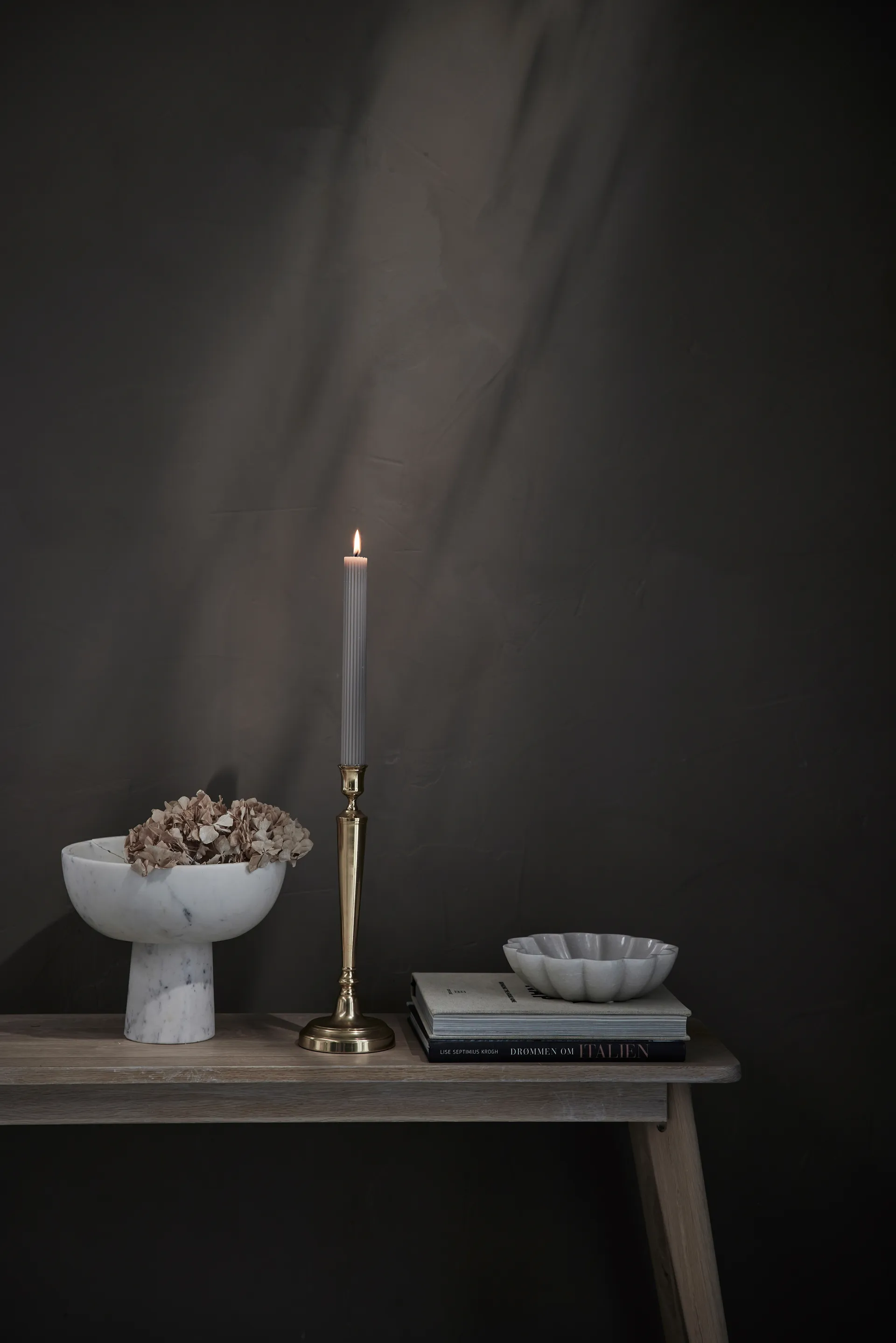 Ellia decoratieschaal Ø25 cm, Wit Lene Bjerre