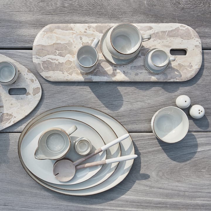 Ellia dienblad 20x60 cm, White Lene Bjerre