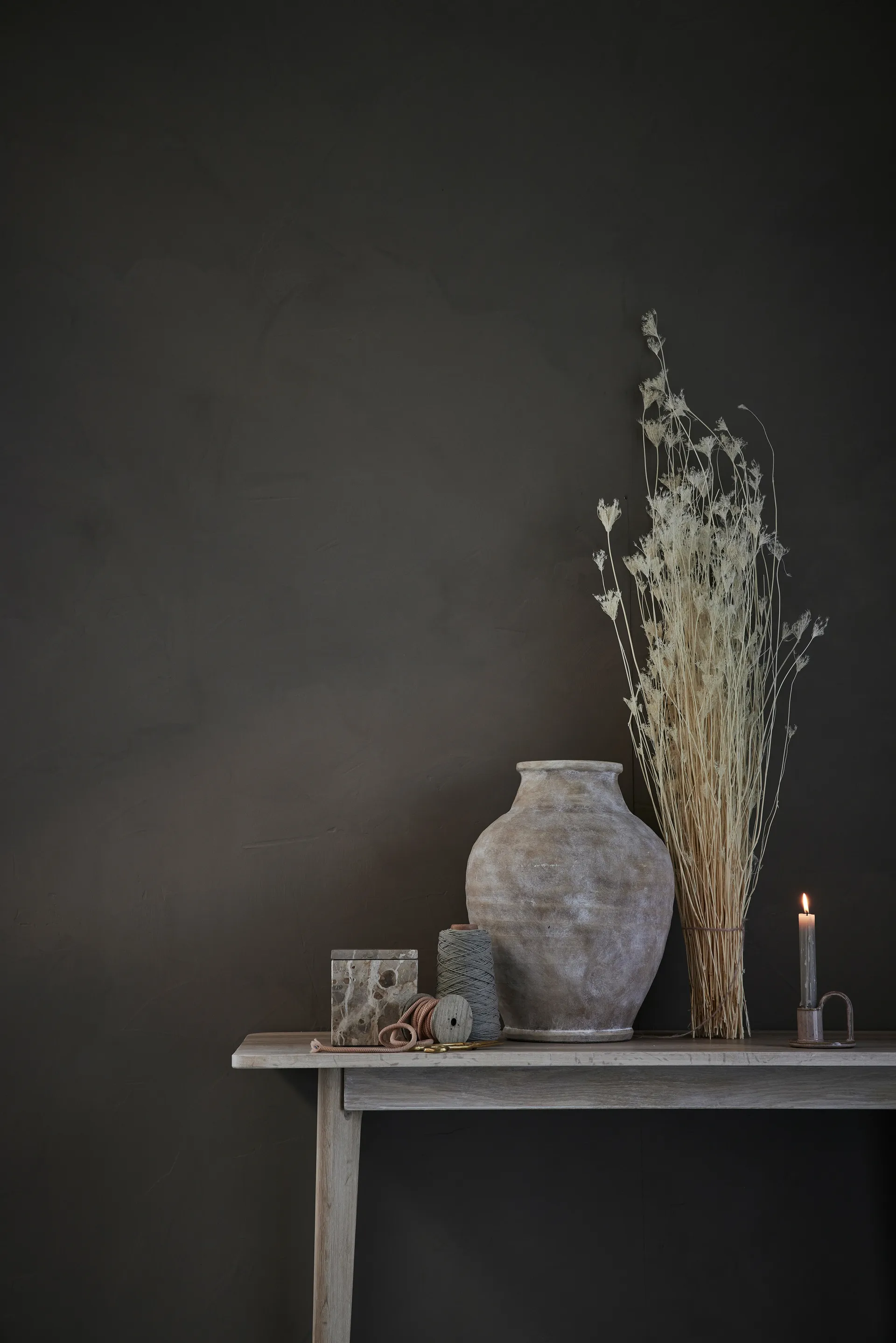 Ellia opbergdoos marmer 12x12 cm, Linen Lene Bjerre