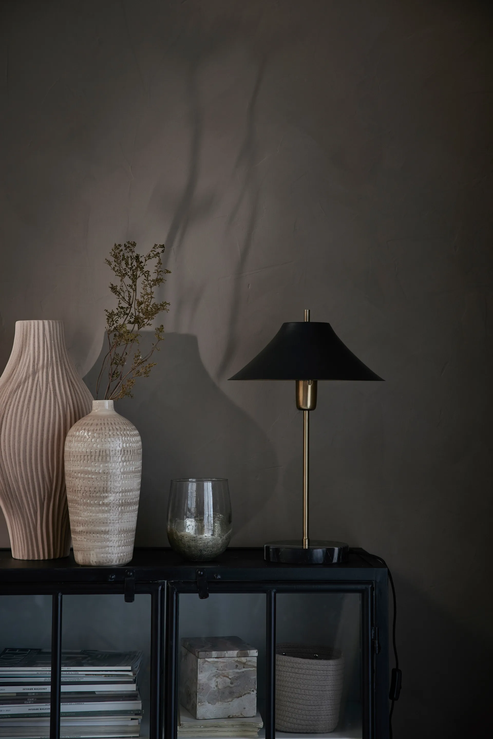 Esmia decoratievaas 50 cm, Powder Lene Bjerre