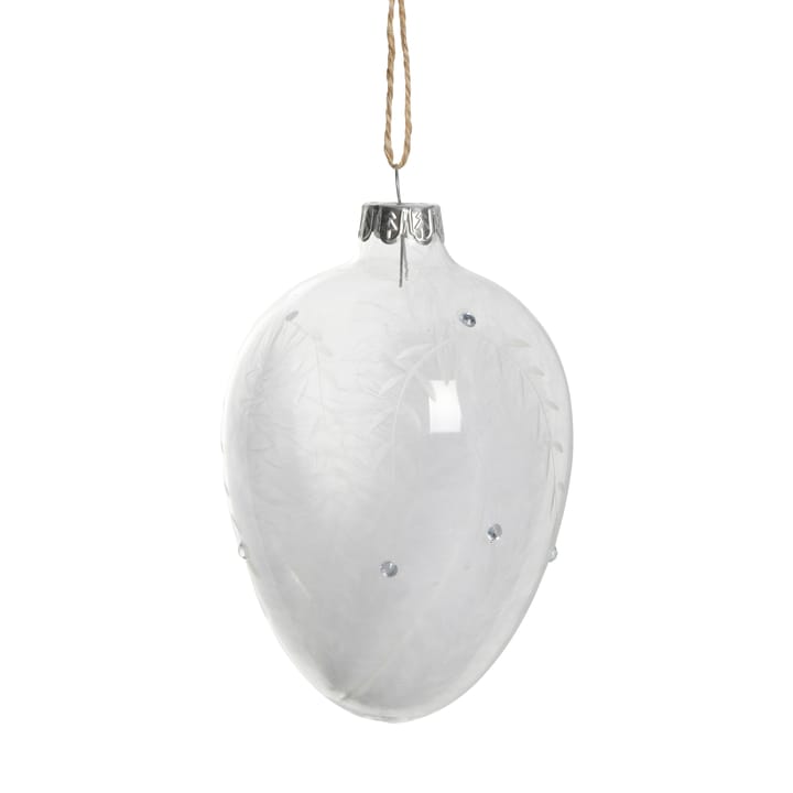 Estille paashanger 12 cm - Clear-white - Lene Bjerre