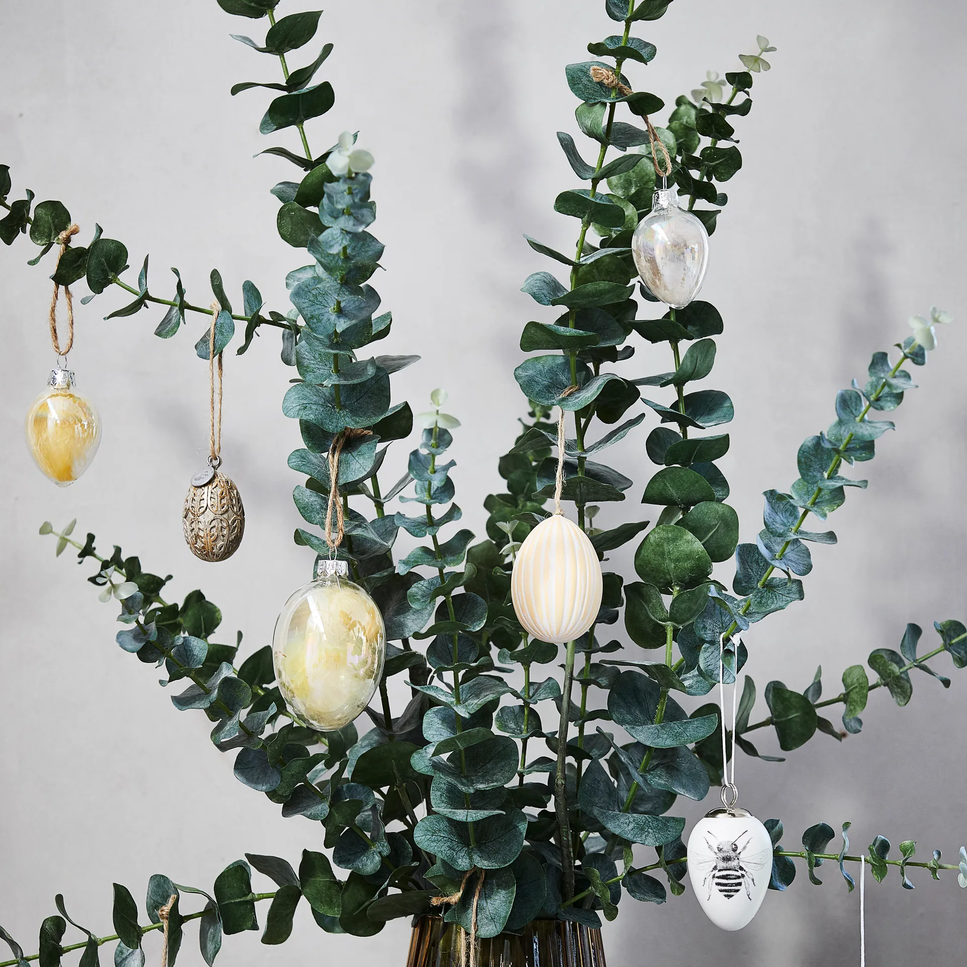 Estonia paasdecoratie 6 cm, Mauve chalk Lene Bjerre