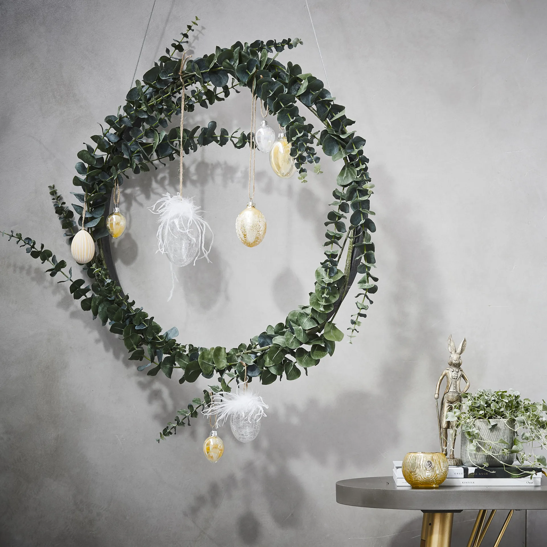 Estonia paasdecoratie 8,5 cm, Mauve chalk Lene Bjerre