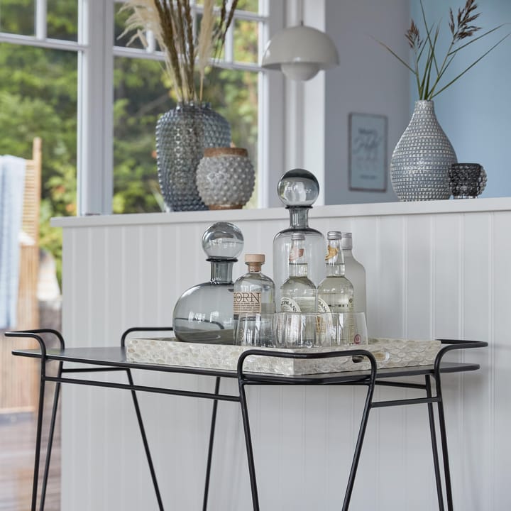Hedria karaf 40 cm, Smoked grey Lene Bjerre