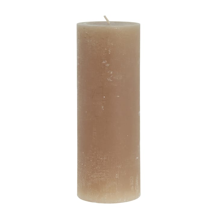 Lene Bjerre Rustic kaars golden brown Ø7,5 cm - 20 cm - Lene Bjerre