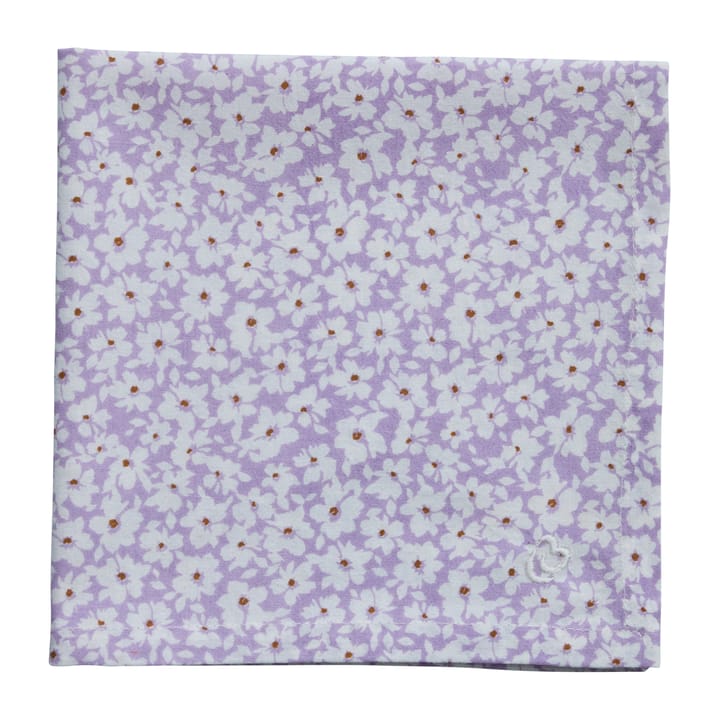 Liberte servet 40x40 cm - Lilac-white - Lene Bjerre